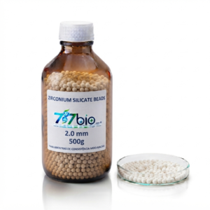 Beads de Zirconium Silicate Beads 2.0 mm, para amostras de consistência meio-macias 500g