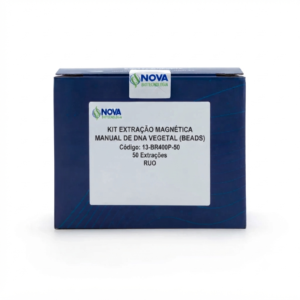 Kit extração magnética manual de DNA vegetal (beads) - 50 extrações - RUO