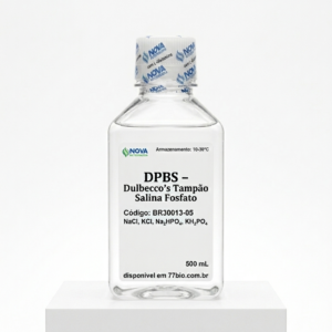 DPBS Dulbecco's Tampão Salina Fosfato 500mL | Estéril e Filtrado 0,1 Micra