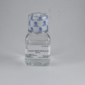 HEPES - Ácido 4-(2-HidroxiEtil)-1-Piperazin EtanolSulfônico) - Solução na concentração 1 Molar - 100mL