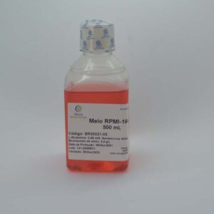 RPMI 1640 com  Antibiótico Gentamicina, L-Glutamina e  Vermelho de Fenol  - 500mL