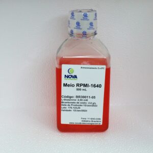 RPMI-1640 com bicarbonato de sódio [2,0 g/L] e L-Glutamina [2,05 mM] - 500mL