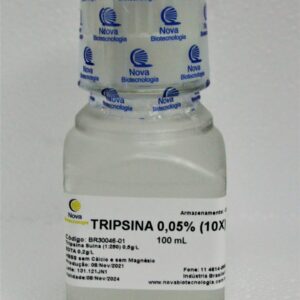 Tripsina 0,05% (10X) em HBSS, sem cálcio, sem magnésio, sem bicarbonato de sódio - 100mL
